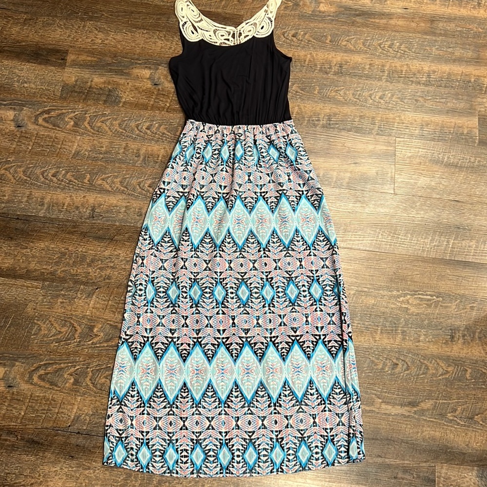 Pink Rose Medium Maxi Dress
